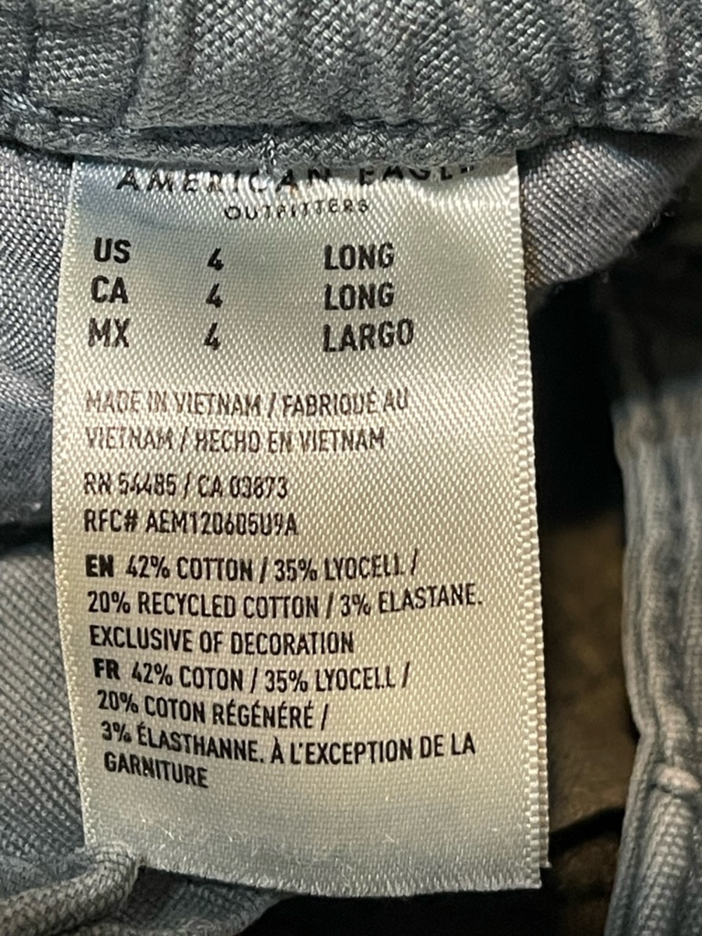 American Eagle Outfitters Straight Leg Cargo Jeans in Gray - Picture 6 of 9